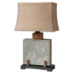 Uttermost Slate Square Table Lamp - All