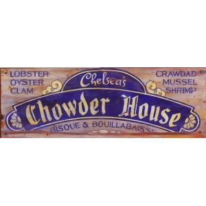 Red Horse Chowder House Sign - All