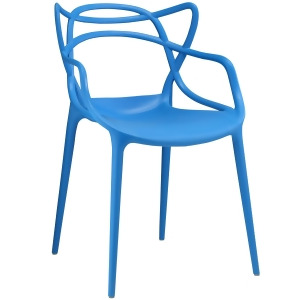 Modway Entangled Dining Armchair In Blue - All