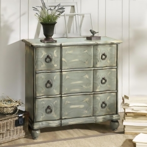 Madison Park Scroll Robins Egg Blue Accent Chest - All