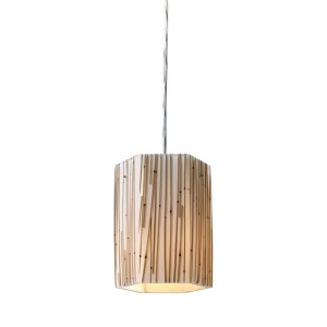 Elk Lighting 19061/1 Modern Organics-1-Light Pendant in Bamboo Stem Material in - All