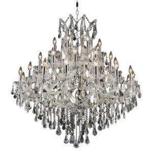 Lighting By Pecaso Karla Collection Large Hanging Fixture D44in H44in Lt 36 1 Ch - All