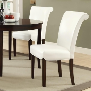 Monarch Specialties I 1666Tp Taupe Leather-Look 39 Inch Side Chair Set of 2 - All