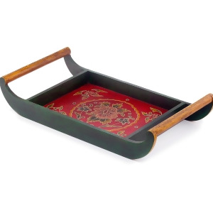 Modern Day Accents Rafaga Color burst Handled Tray - All