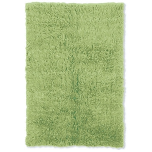 Linon Flokati Rug In Lime Green And Lime Green 10x16 - All