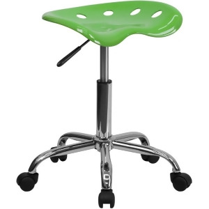 Flash Furniture Vibrant Spicy Lime Tractor Seat Chrome Stool Lf-214a-spicyli - All