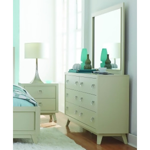 Homelegance Valpico 6 Drawer Dresser Mirror in Cool Grey Olive - All