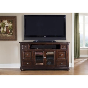 Liberty Furniture Kingston Tv Console in Hand Rubbed Cognac - All