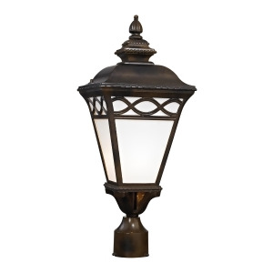 Cornerstone Mendham 1 Light Post Lantern In Hazelnut Bronze - All
