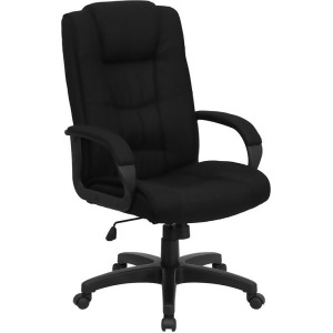 Flash Furniture High Back Black Fabric Executive Office Chair Go-5301b-bk-gg - All