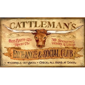 Red Horse Cattleman's Sign - All