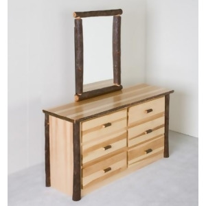Viking Hickory Collection Dresser and Mirror - All
