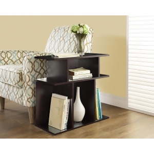 Monarch Specialties Cappuccino Accent Side Table I 2474 - All