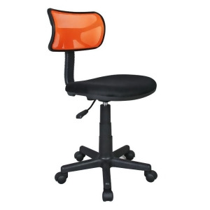 Techni Mobili Mesh Task Chair in Orange - All