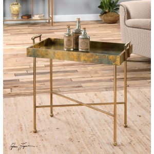 Uttermost Couper Oxidized Tray Table - All
