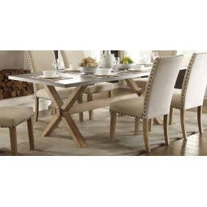 Homelegance Luella Dining Table In Weathered Oak - All