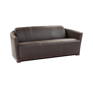 J M Furniture Hotel Sofa in Brown Italian Leather - All