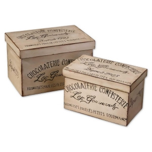 Uttermost Chocolaterie Boxes Set of 2 - All