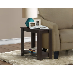 Monarch Specialties Cappuccino Accent Side Table I 3119 - All