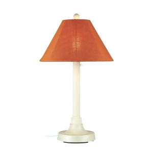 Patio Living Concepts San Juan 34 Inch Table Lamp w/ 2 Inch White Body Chili L - All