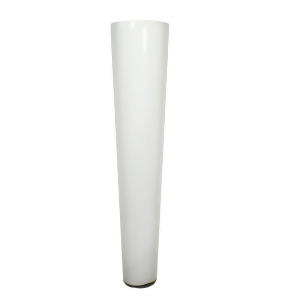 Entrada En80199 10X10x47.5 White Glass Vase - All