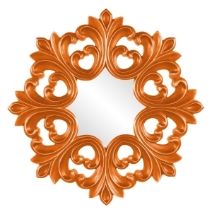 Howard Elliott 43105O Annabelle Orange Baroque Mirror - All