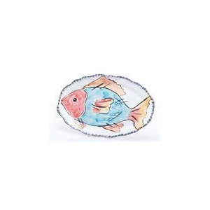 Abigails Napoli Platter In Blue Fish - All