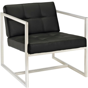 Modway Hover Lounge Chair in Black - All