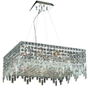 Lighting By Pecaso Chantal Collection Hanging Fixture L24in W24in H7.5in Lt 12 C - All
