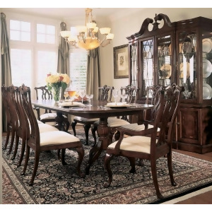 American Drew Cherry Grove 10 Piece Dining Room Set in Antique Cherry - All