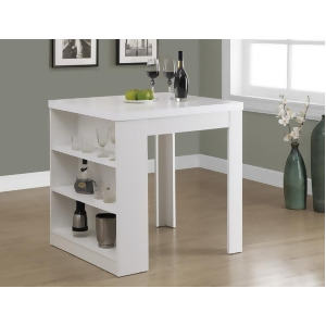 Monarch Specialties Dining Table 32 x 36 / White Counter Height - All