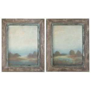 Uttermost Morning Vistas 2 Framed Art Panels - All