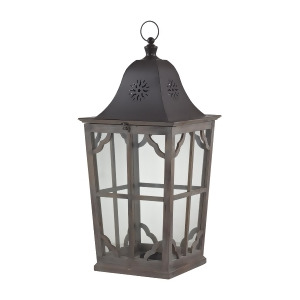 Sterling Industries 137-001 High Green-Large Wooden Lantern - All