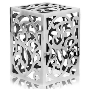 Modern Day Accents Paisley Square Stool - All