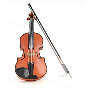 Old Modern Handicraft Orange Vintage Violin - All