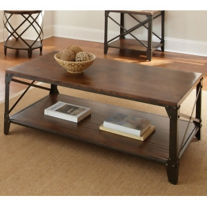 Steve Silver Winston Cocktail Table in Distressed Tobacco - All