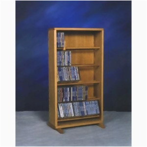 Wood Shed Solid Oak Dowel Cabinet for CD's - All