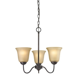 Cornerstone Conway 1203Ch/10 3 Light Chandelier in Oil Rubbed Bronze - All