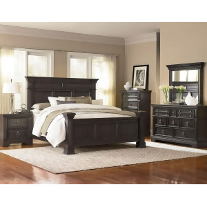 Standard Furniture Garrison 5 Piece Panel Bedroom Set in Grey - All