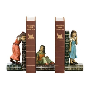 Sterling Industries 91-2448 Set Child Games Bookends - All