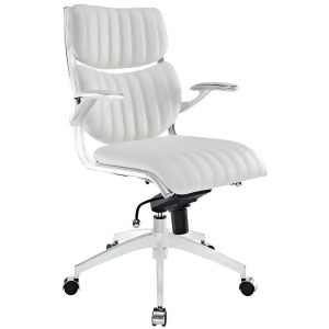 Modway Escape Midback Office Chair in White - All
