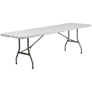 Flash Furniture 30 x 96 Plastic Bi-Folding Table Rb-3096fh-gg - All