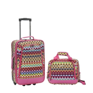 Rockland Tribal 2 Piece Luggage Set - All