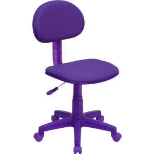Flash Furniture Purple Fabric Ergonomic Task Chair Bt-698-purple-gg - All