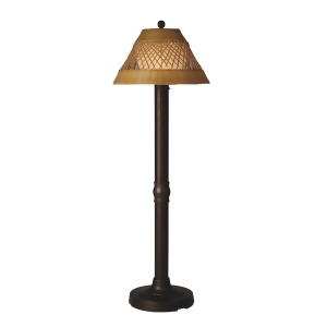 Patio Living Concepts Java 60 Inch Floor Lamp w/ 3 Inch Bronze Tube Body Diamo - All