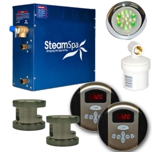 Steam Spa Royal Package for Steam Spa 10.5kW Steam Generators in Polished Brass - All