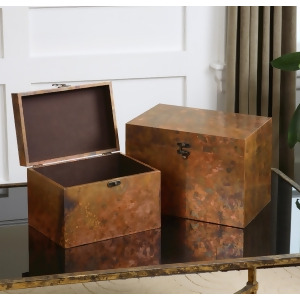 Uttermost Ambrosia Copper Boxes S/2 - All