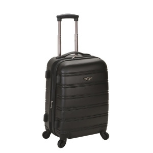 Rockland Black Melbourne 20 Expandable Abs Carry On - All