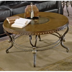 Homelegance Copeland Round Cocktail Table w/ Metal Base - All
