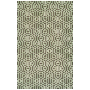 Couristan Bowery Ainslie Rug In Brown-Green - All